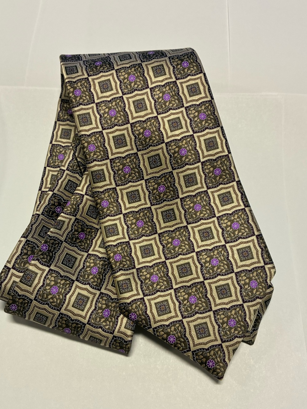 Ermenegildo Zegna Silk Medallion Tie